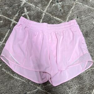 LuluLemon Pink Hotty Hot Shorts